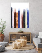 Desert Layers V by Grace Popp on GIANT ART - blue abstract