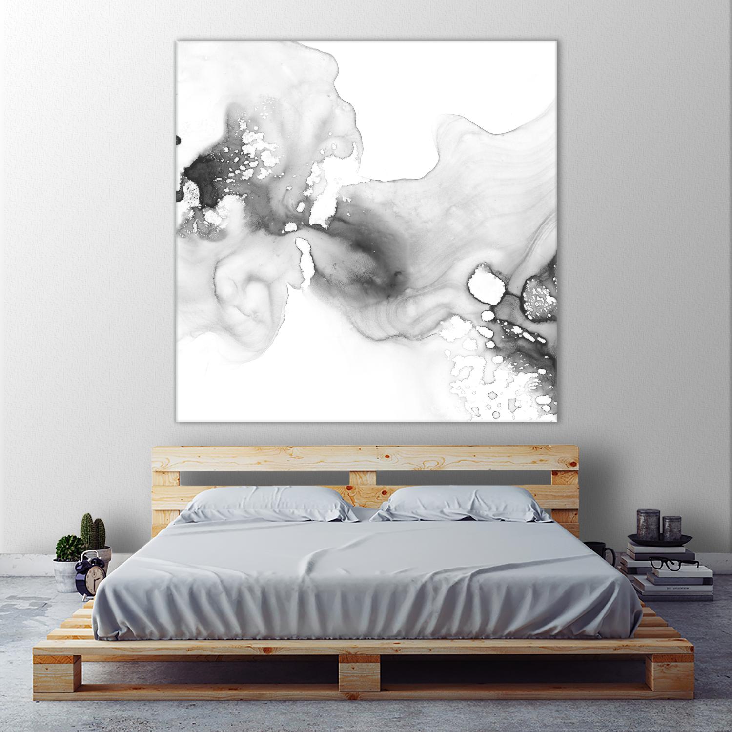 Smoke & Water I by Ethan Harper on GIANT ART - neutral abstract