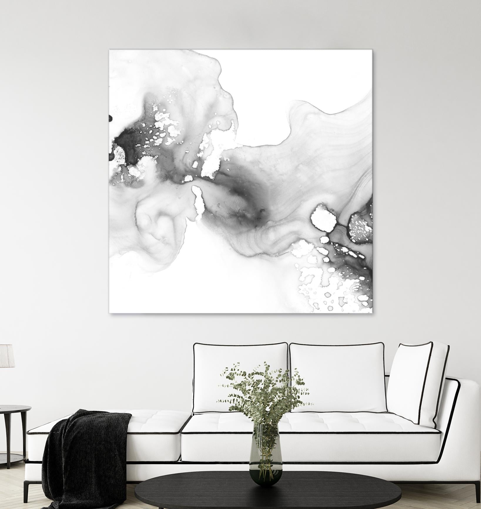 Smoke & Water I by Ethan Harper on GIANT ART - neutral abstract