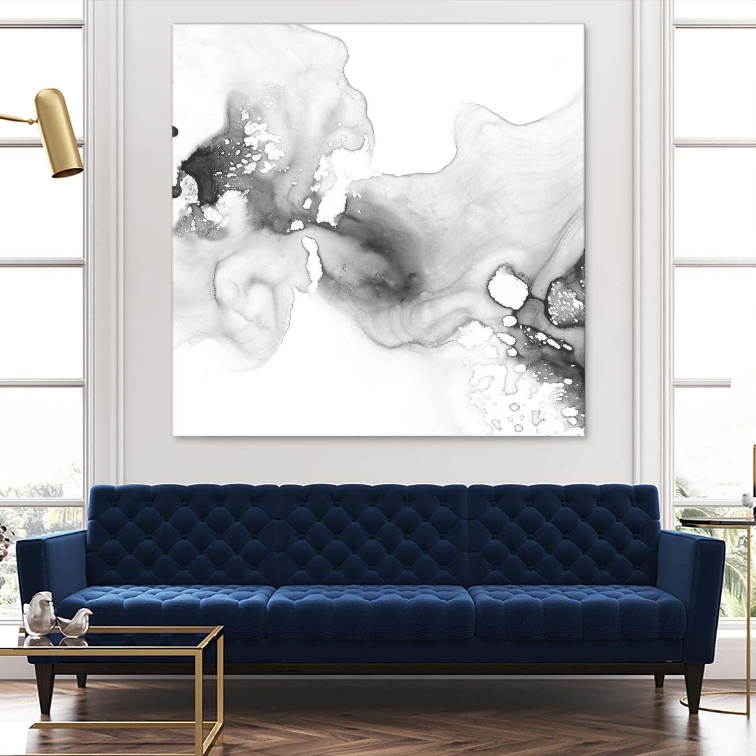 Smoke & Water I by Ethan Harper on GIANT ART - neutral abstract