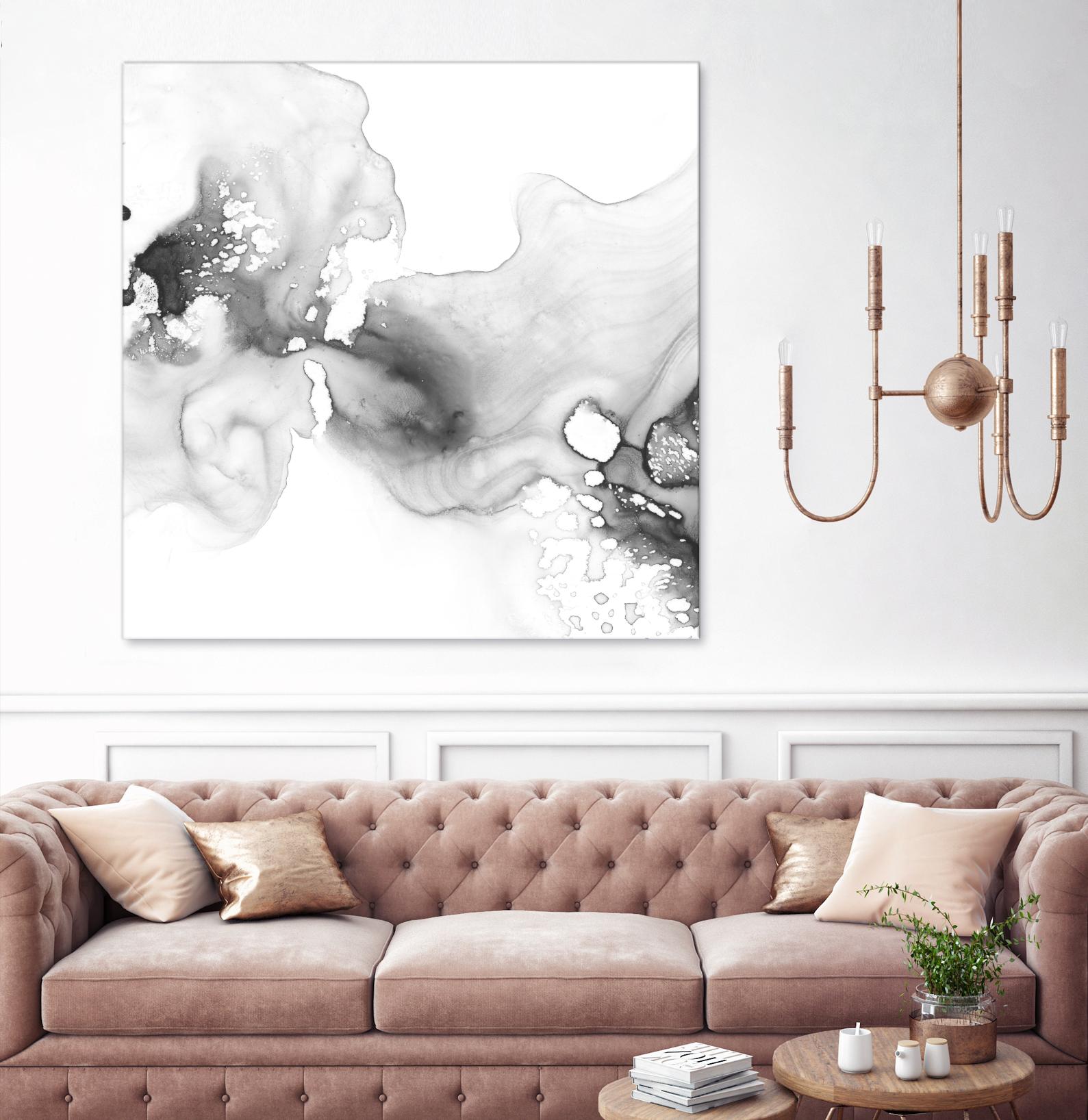 Smoke & Water I by Ethan Harper on GIANT ART - neutral abstract