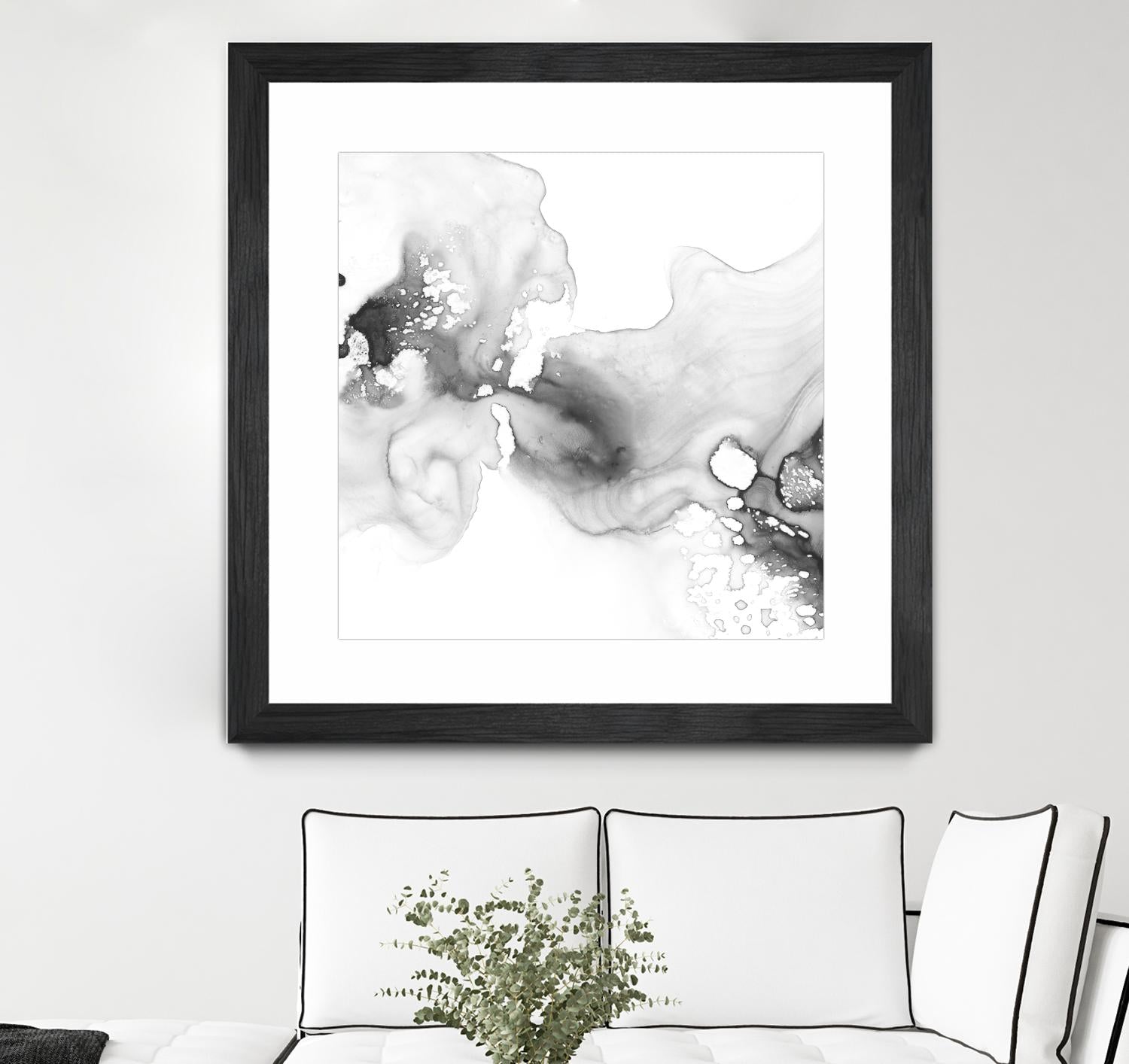 Smoke & Water I by Ethan Harper on GIANT ART - neutral abstract