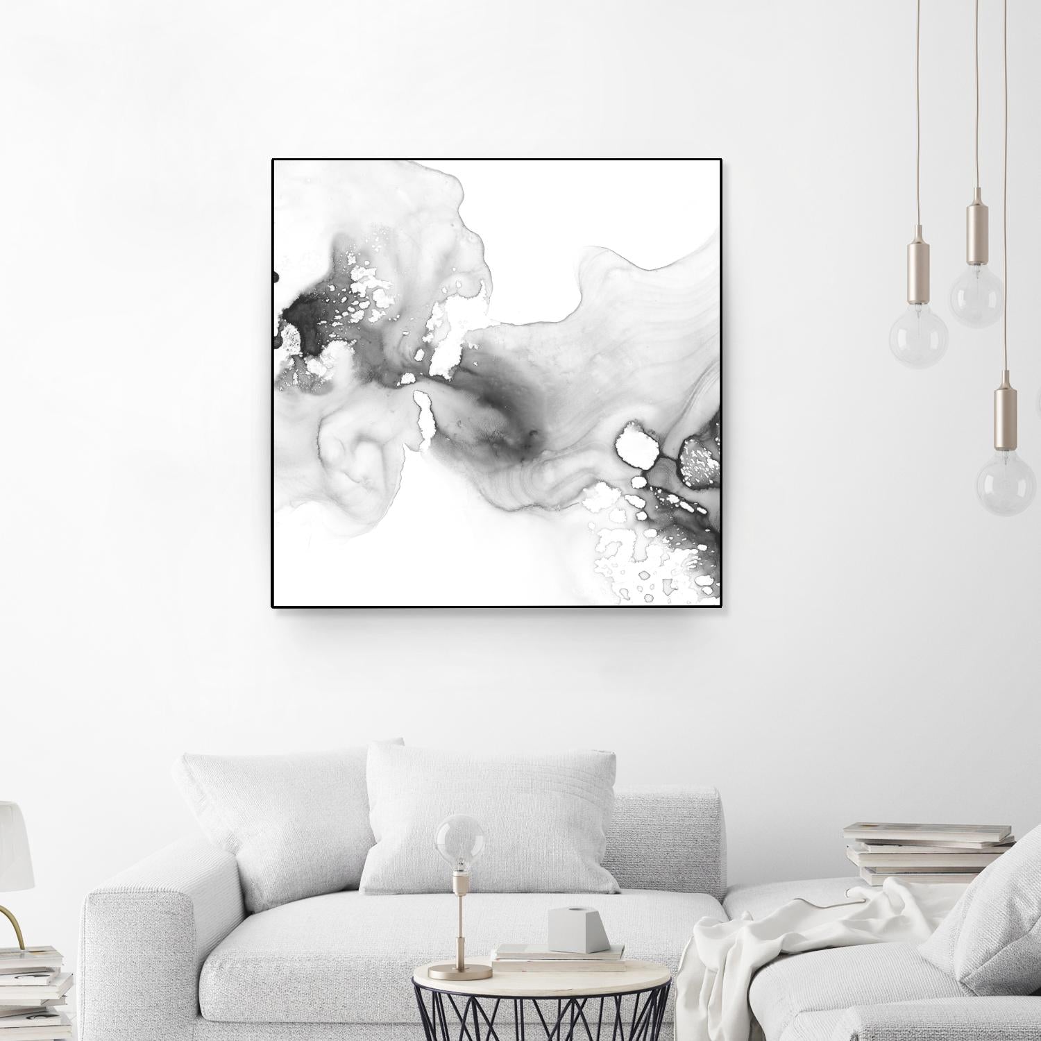 Smoke & Water I by Ethan Harper on GIANT ART - neutral abstract