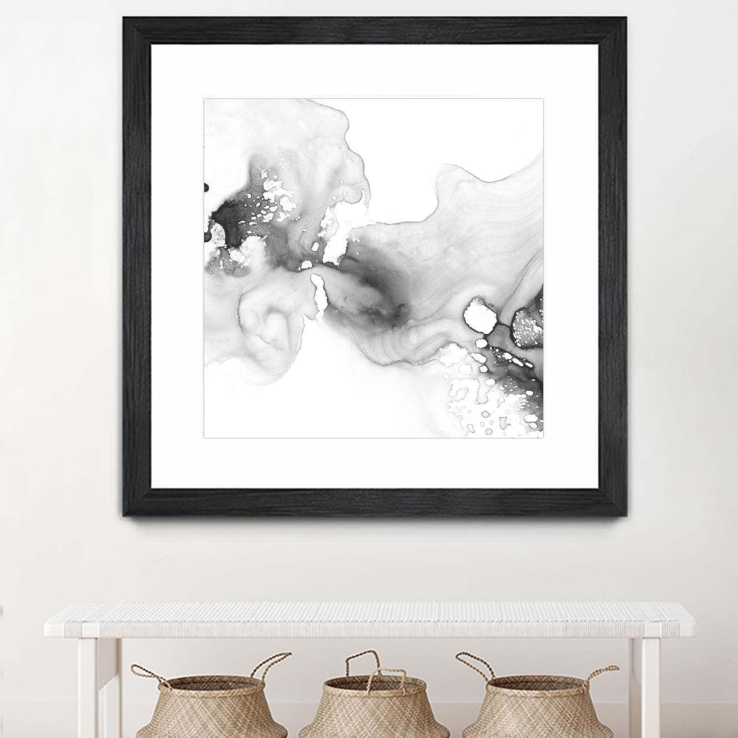 Smoke & Water I by Ethan Harper on GIANT ART - neutral abstract