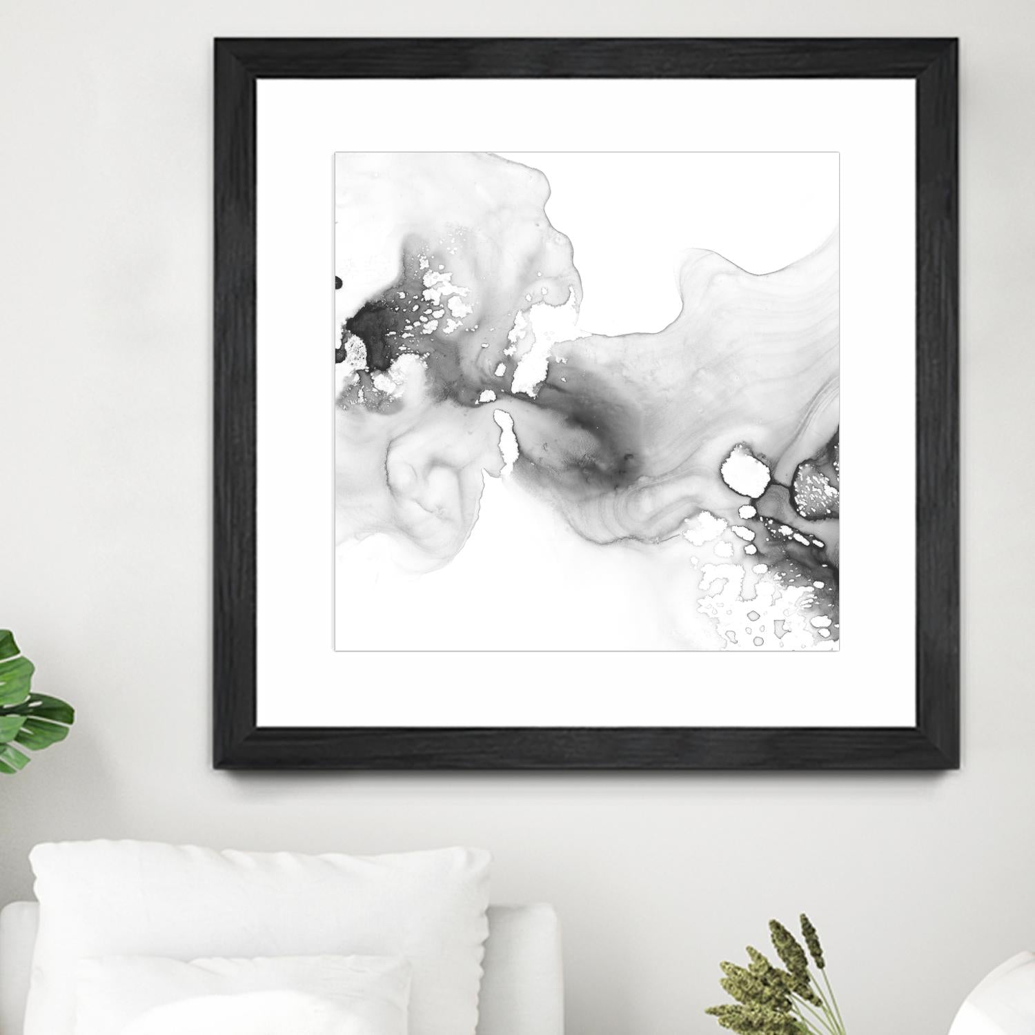 Smoke & Water I by Ethan Harper on GIANT ART - neutral abstract