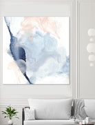 Indigo & Blush II by Ethan Harper on GIANT ART - pastels abstract