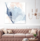 Indigo & Blush II by Ethan Harper on GIANT ART - pastels abstract