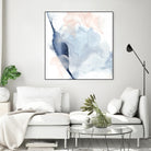 Indigo & Blush II by Ethan Harper on GIANT ART - pastels abstract