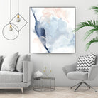 Indigo & Blush II by Ethan Harper on GIANT ART - pastels abstract