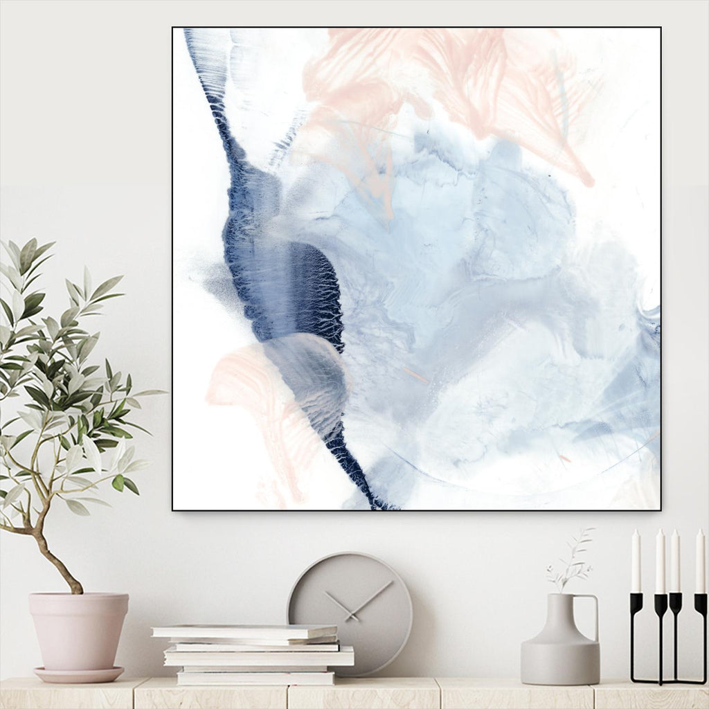 Indigo & Blush II by Ethan Harper on GIANT ART - pastels abstract
