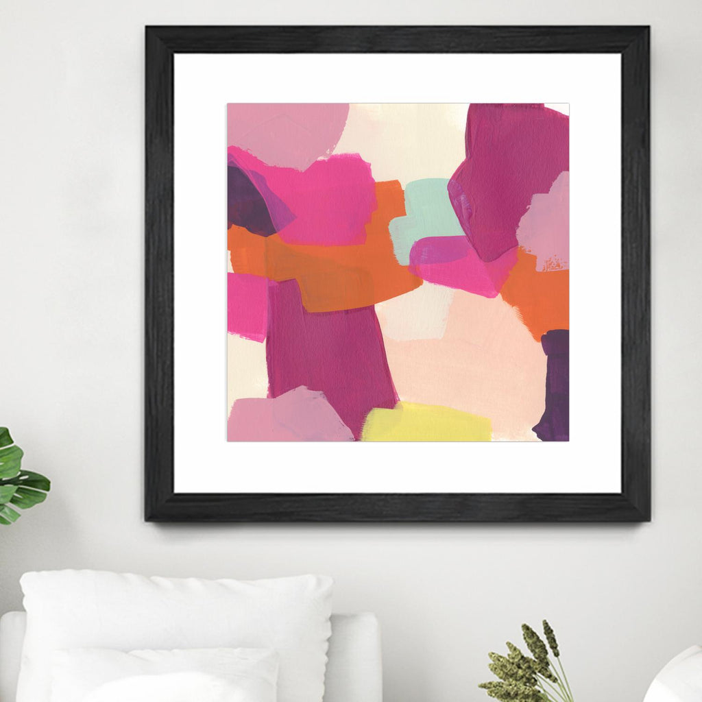 Pink Slip II by June Erica Vess on GIANT ART - brights abstract