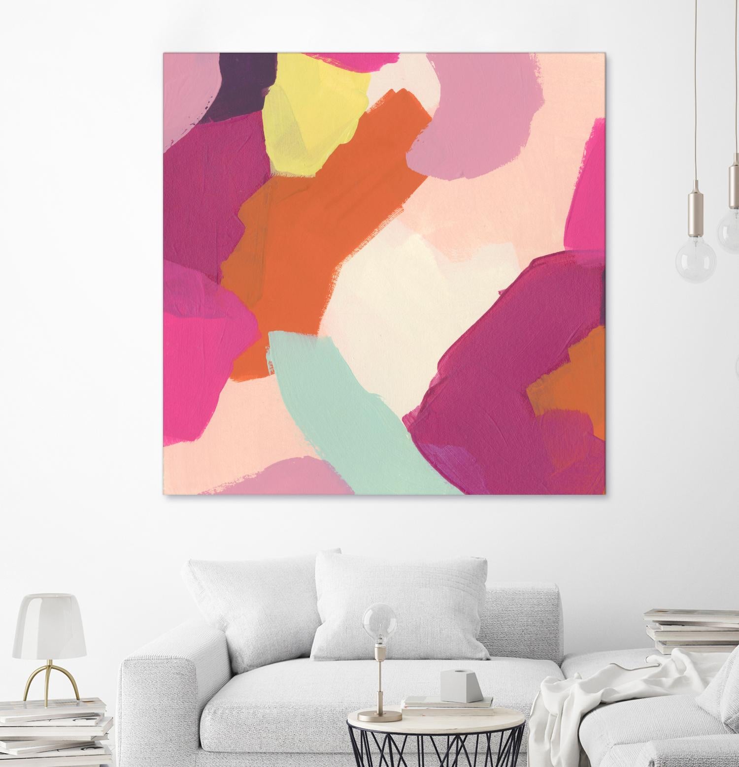 Pink Slip IV by June Erica Vess on GIANT ART - brights abstract