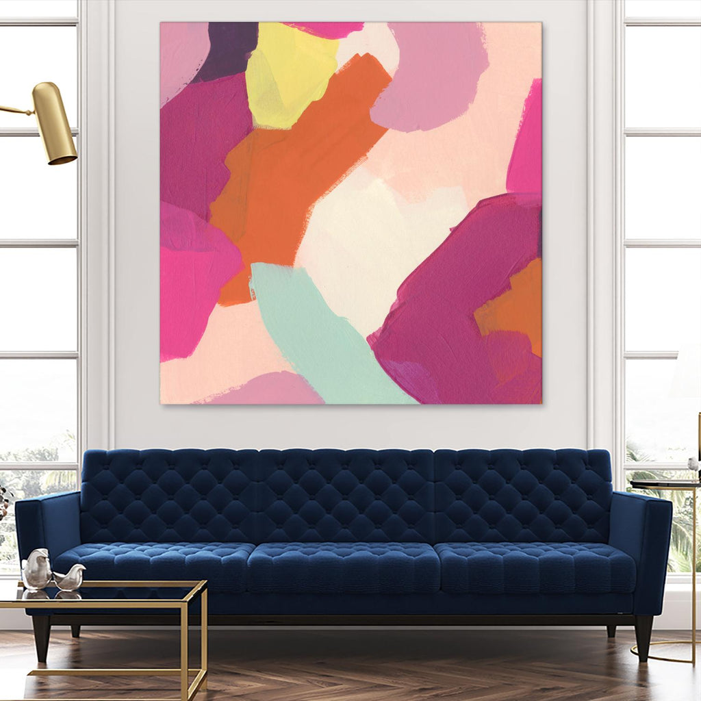 Pink Slip IV by June Erica Vess on GIANT ART - brights abstract