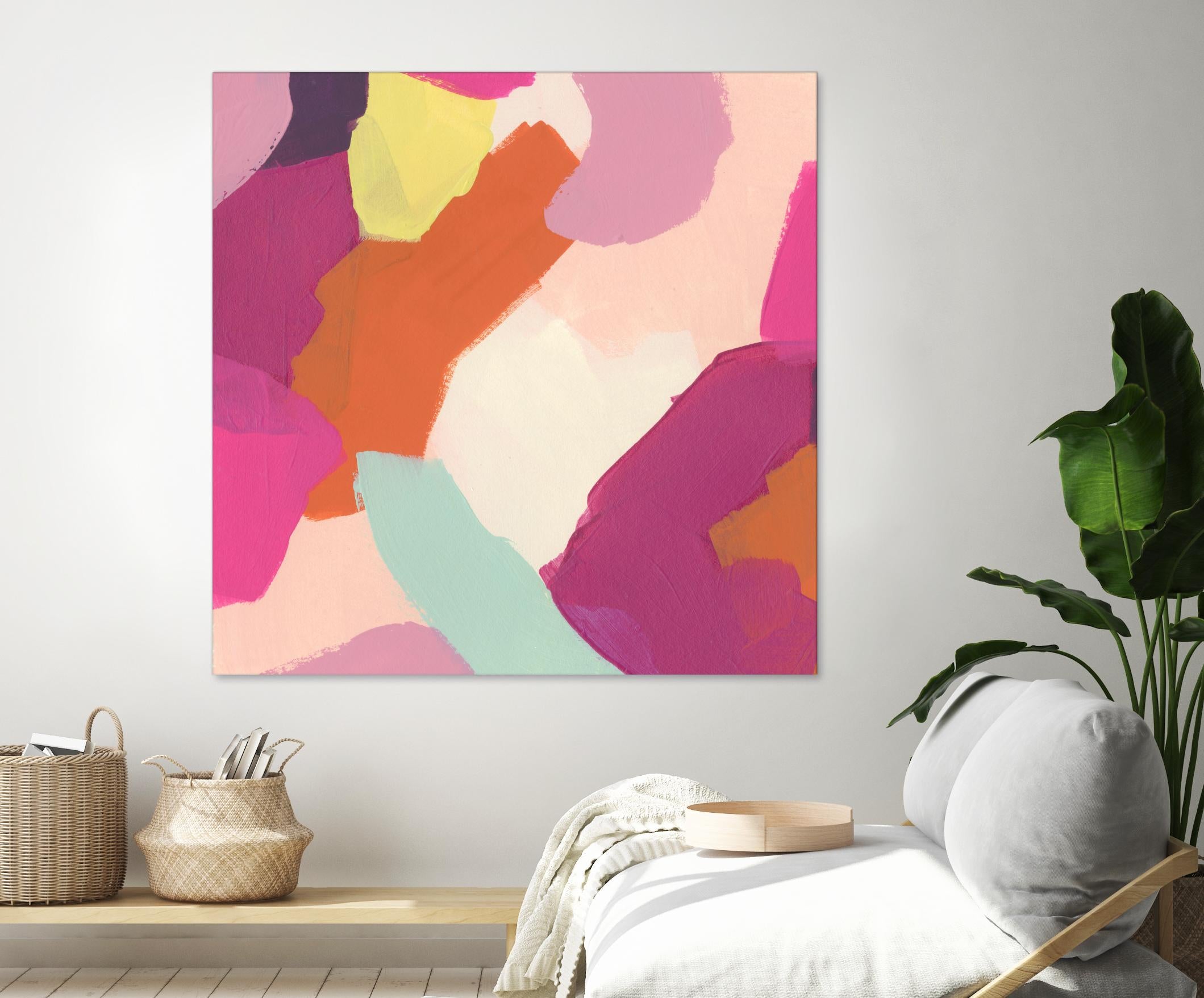 Pink Slip IV by June Erica Vess on GIANT ART - brights abstract