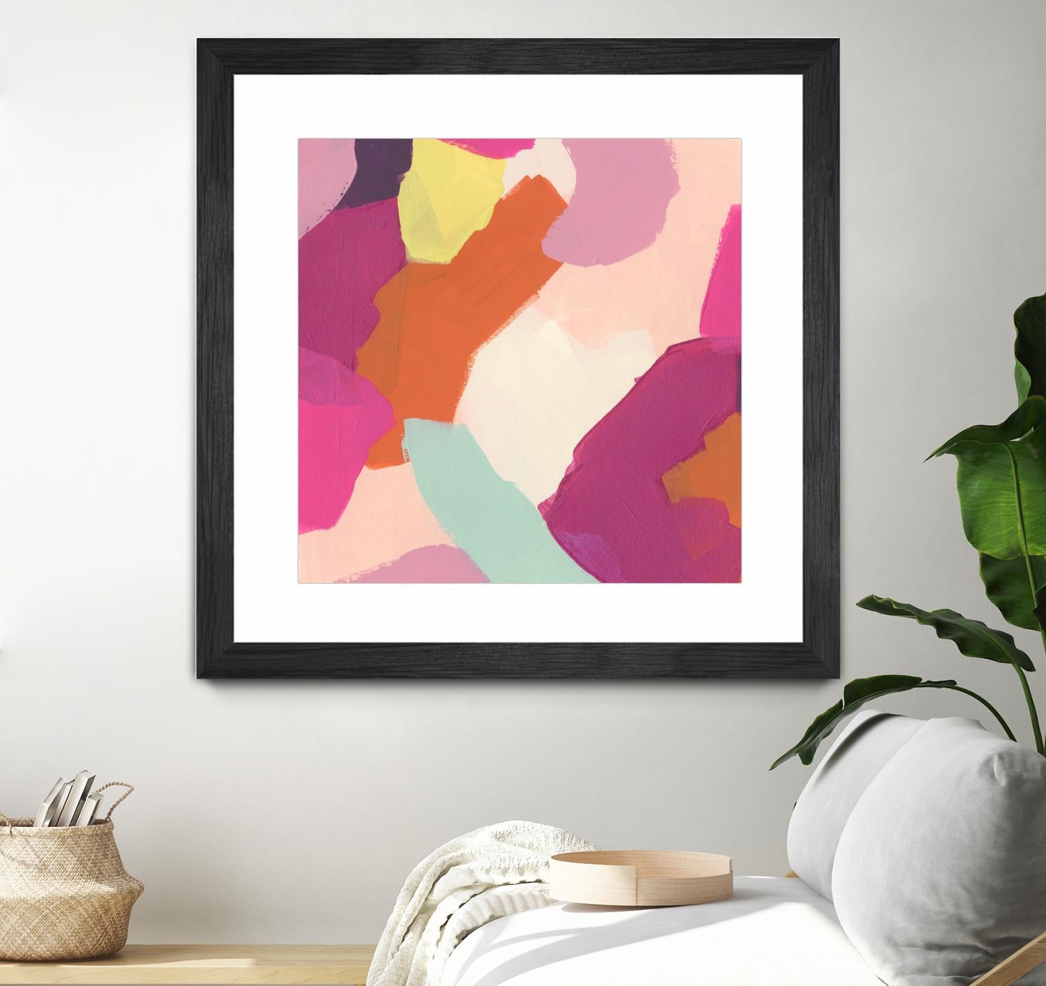 Pink Slip IV by June Erica Vess on GIANT ART - brights abstract