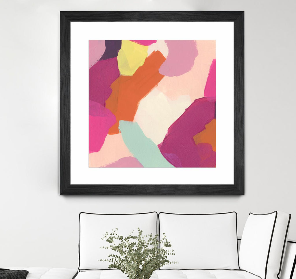 Pink Slip IV by June Erica Vess on GIANT ART - brights abstract
