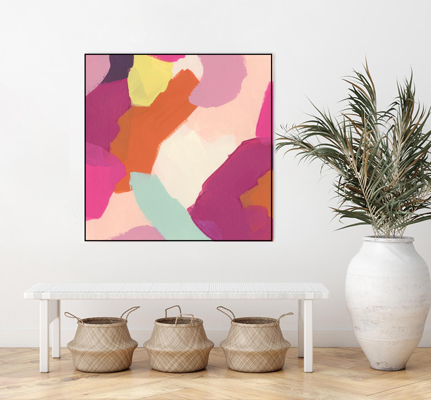 Pink Slip IV by June Erica Vess on GIANT ART - brights abstract