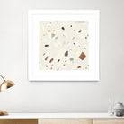 Abstract Terazzo II by Victoria Borges on GIANT ART - neutral abstract