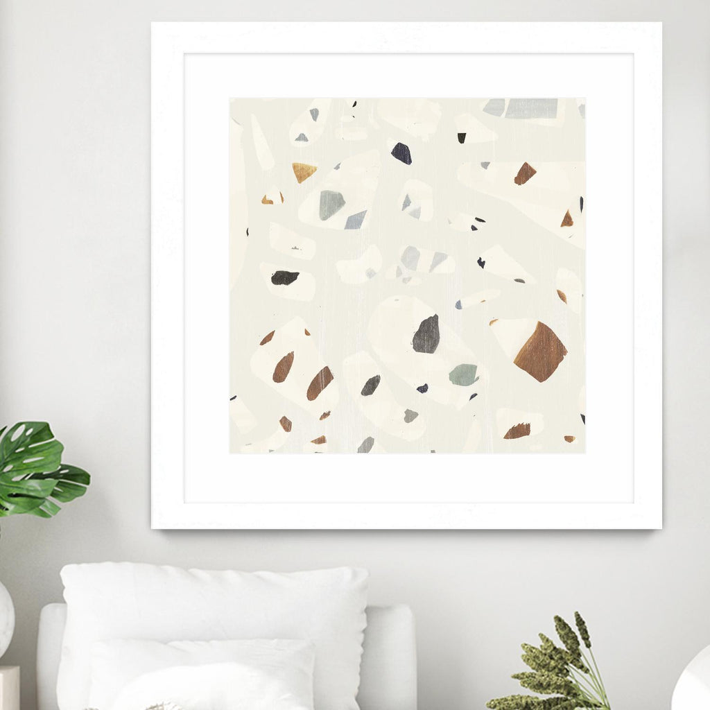 Abstract Terazzo II by Victoria Borges on GIANT ART - neutral abstract