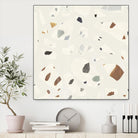 Abstract Terazzo II by Victoria Borges on GIANT ART - neutral abstract