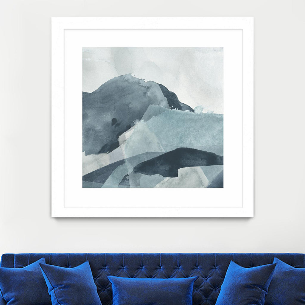 Blue Range I by June Erica Vess on GIANT ART - blue abstract