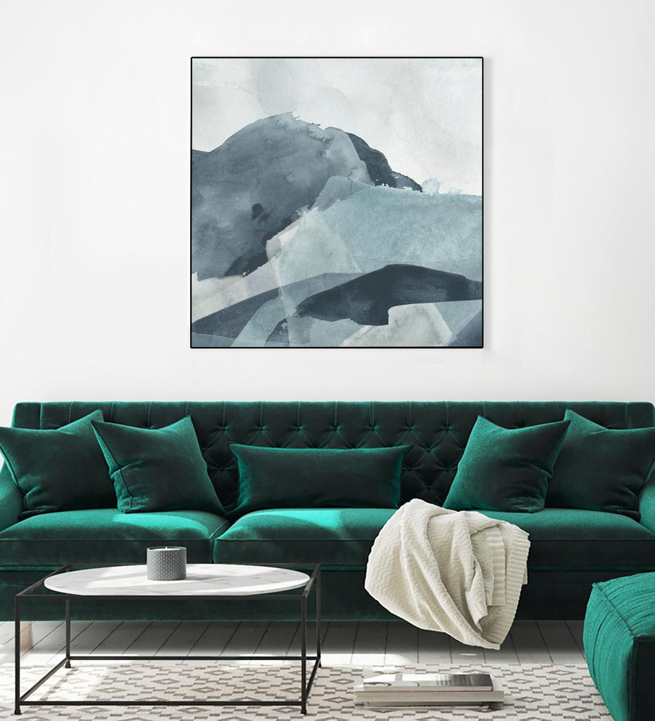 Blue Range I by June Erica Vess on GIANT ART - blue abstract