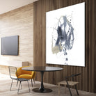 Off Center I by Jennifer Goldberger on GIANT ART - neutral abstract