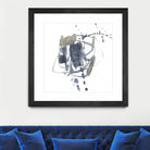 Off Center II by Jennifer Goldberger on GIANT ART - neutral abstract