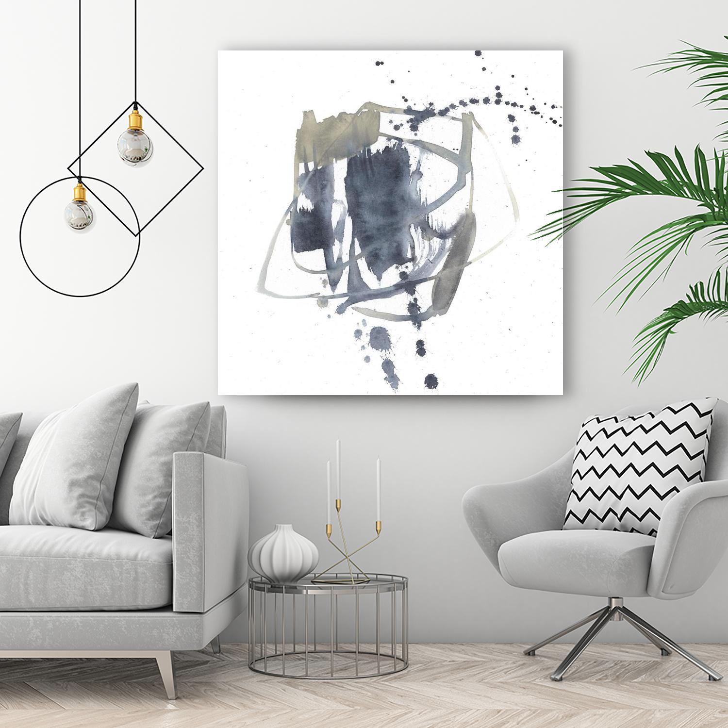 Off Center II by Jennifer Goldberger on GIANT ART - neutral abstract