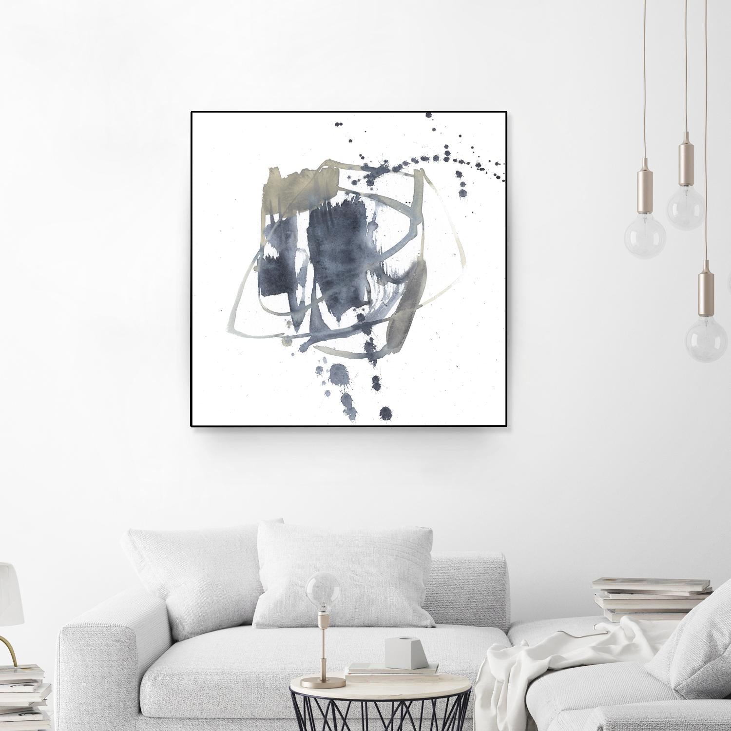 Off Center II by Jennifer Goldberger on GIANT ART - neutral abstract