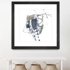 Off Center II by Jennifer Goldberger on GIANT ART - neutral abstract