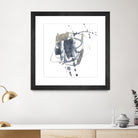 Off Center II by Jennifer Goldberger on GIANT ART - neutral abstract