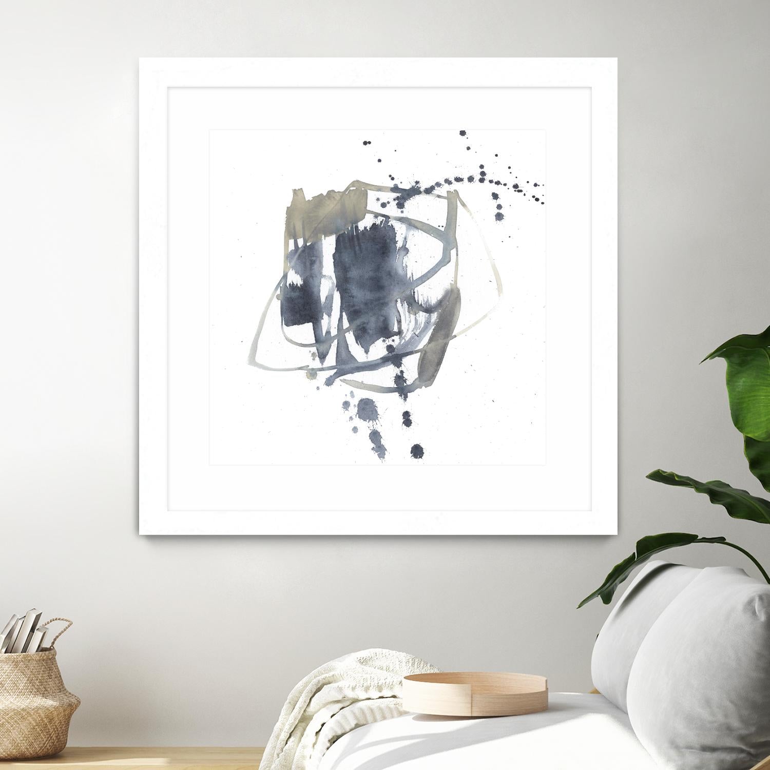 Off Center II by Jennifer Goldberger on GIANT ART - neutral abstract