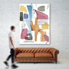 Colors of Sound I by Melissa Wang on GIANT ART - brights abstract