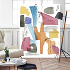 Colors of Sound I by Melissa Wang on GIANT ART - brights abstract