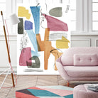 Colors of Sound I by Melissa Wang on GIANT ART - brights abstract