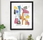 Colors of Sound I by Melissa Wang on GIANT ART - brights abstract