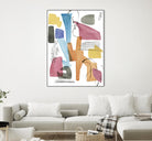 Colors of Sound I by Melissa Wang on GIANT ART - brights abstract