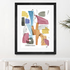 Colors of Sound I by Melissa Wang on GIANT ART - brights abstract