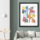 Colors of Sound I by Melissa Wang on GIANT ART - brights abstract