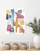 Colors of Sound I by Melissa Wang on GIANT ART - brights abstract