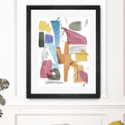 Colors of Sound I by Melissa Wang on GIANT ART - brights abstract