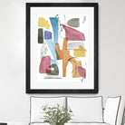 Colors of Sound I by Melissa Wang on GIANT ART - brights abstract