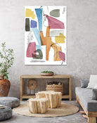 Colors of Sound I by Melissa Wang on GIANT ART - brights abstract