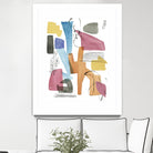 Colors of Sound I by Melissa Wang on GIANT ART - brights abstract