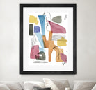 Colors of Sound I by Melissa Wang on GIANT ART - brights abstract