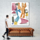 Colors of Sound II by Melissa Wang on GIANT ART - brights abstract