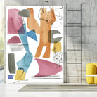 Colors of Sound II by Melissa Wang on GIANT ART - brights abstract