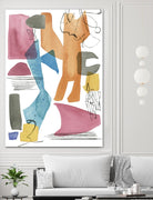 Colors of Sound II by Melissa Wang on GIANT ART - brights abstract