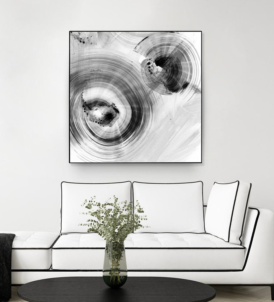 Reverse Ripple Effect I by Ethan Harper on GIANT ART - neutral abstract